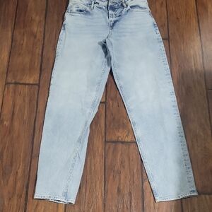 Express Light Blue Straight Leg Women's Jeans